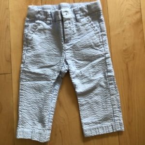 Boys’ Janie and Jack Seersucker Pants (Size 12-18 months)